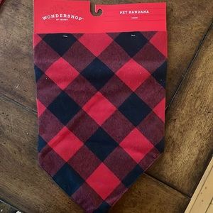 Plaid pet bandana